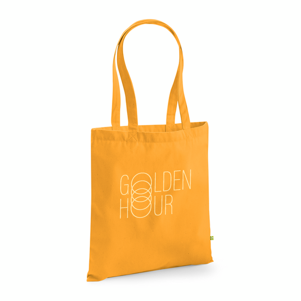 Organic Orange Tote Bag – Golden Hour