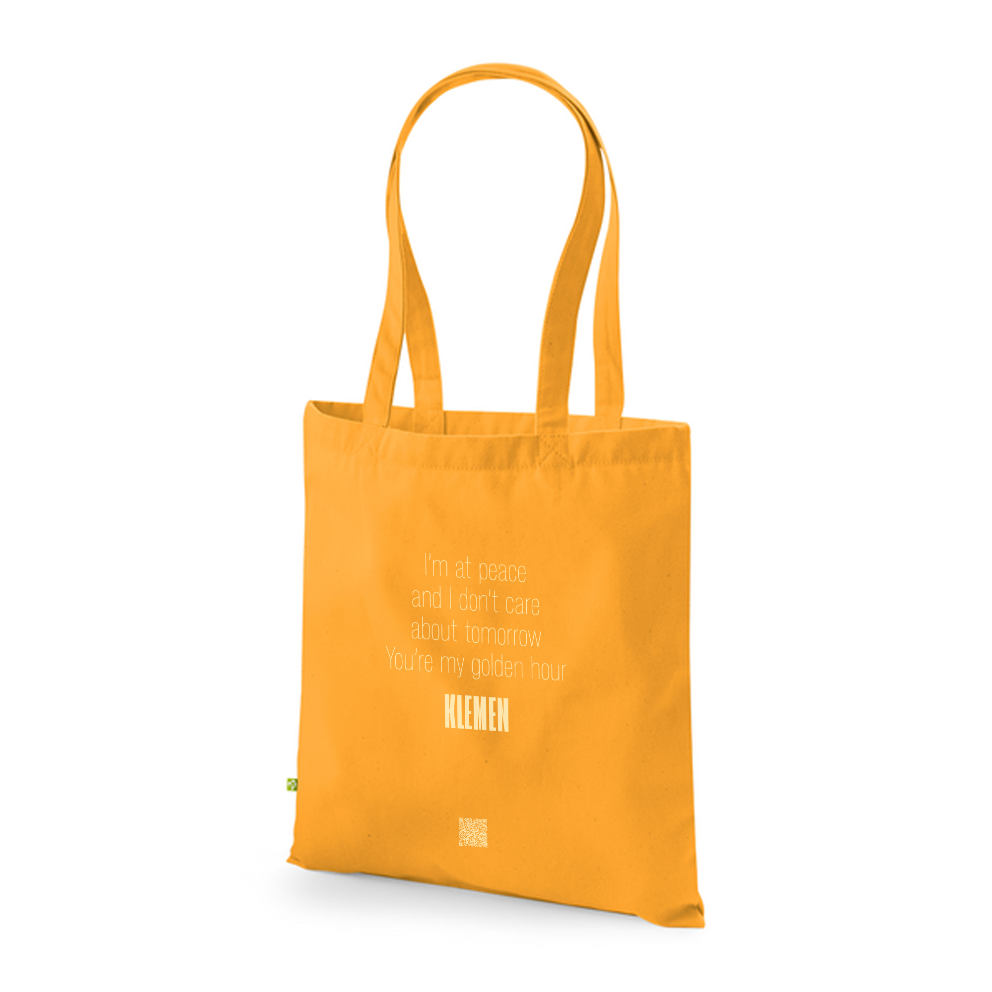 Organic Orange Tote Bag – Golden Hour